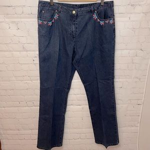 NWT Ruby Rd. Jeans with Embellished Beading Size 16